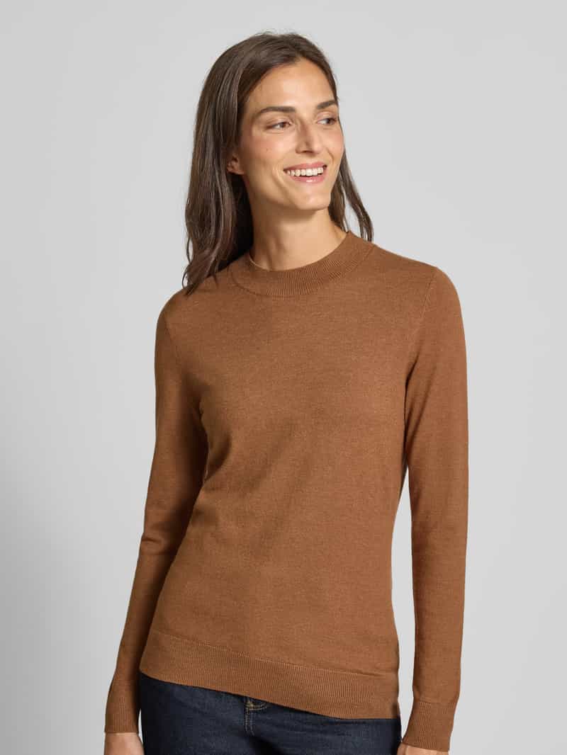 Christian Berg Woman Gebreide pullover van viscosemix met ronde hals