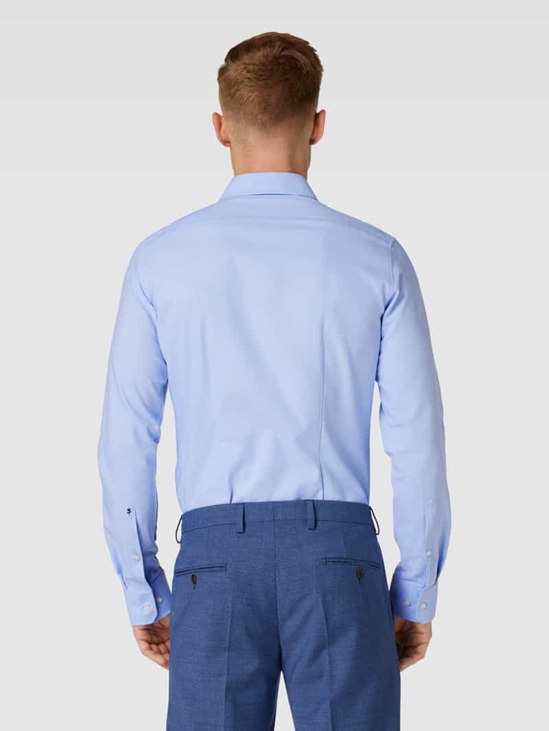 Super slim fit zakelijk overhemd met kentkraag Seidensticker Super SF