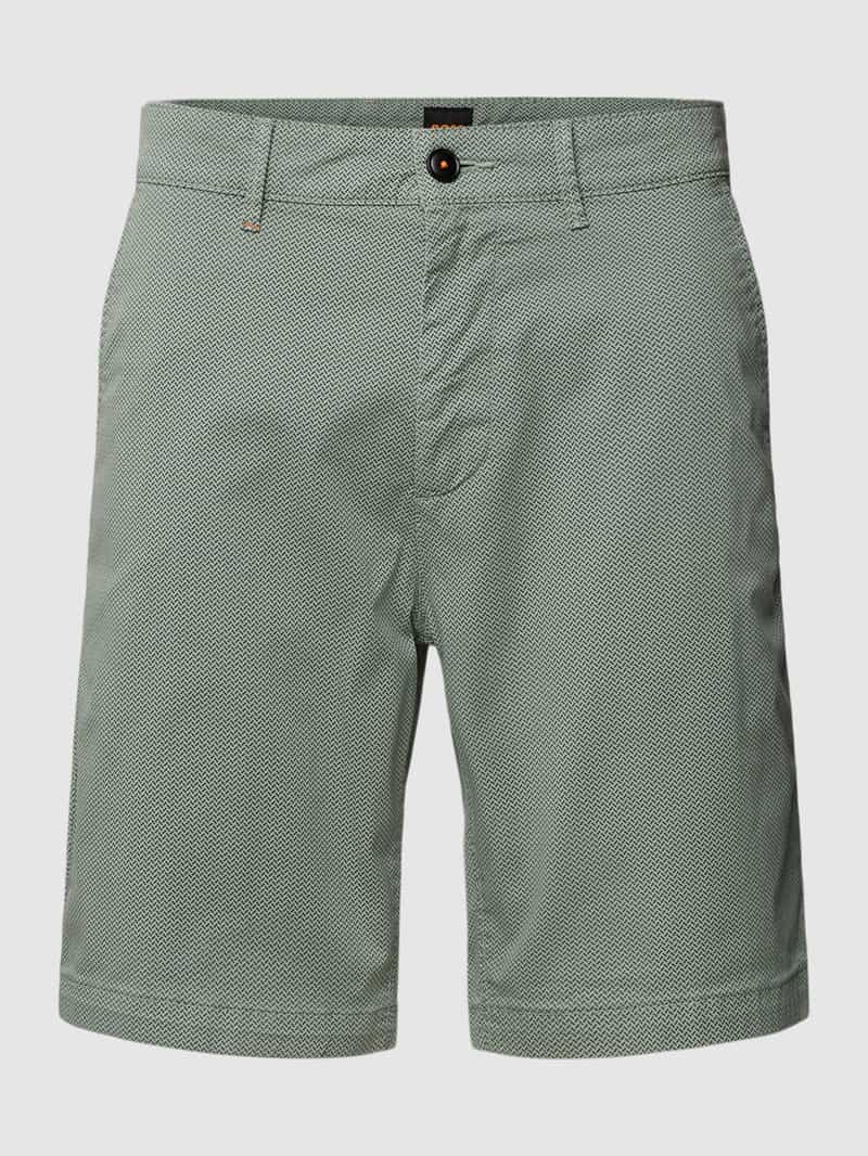Boss Orange Bermuda met all-over motief