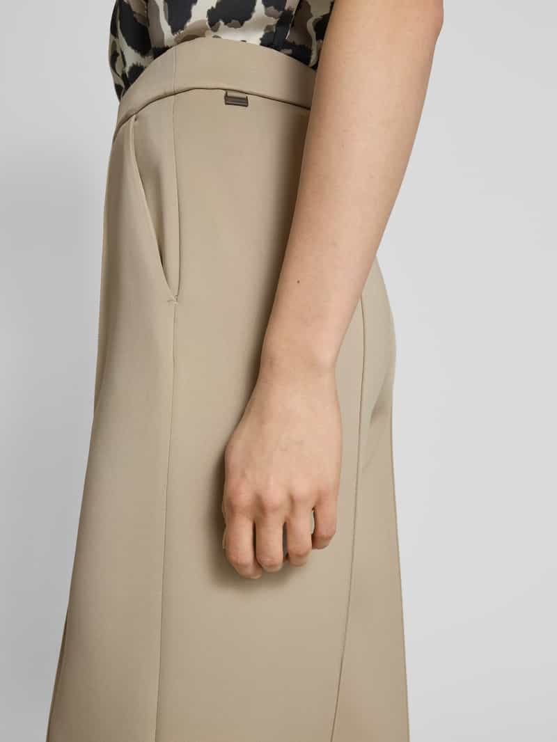 Calvin Klein Womenswear Straight leg stoffen broek met vaste persplooien