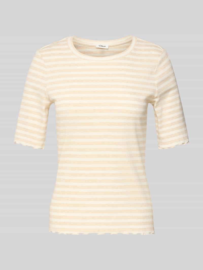s.Oliver RED LABEL Regular fit shirt met sierzoom
