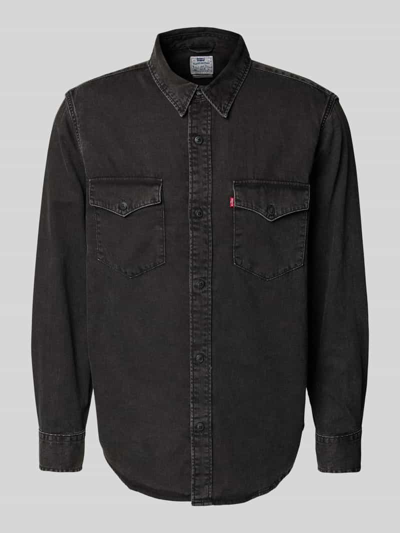Levi's Relaxed fit jeansoverhemd met borstzakken