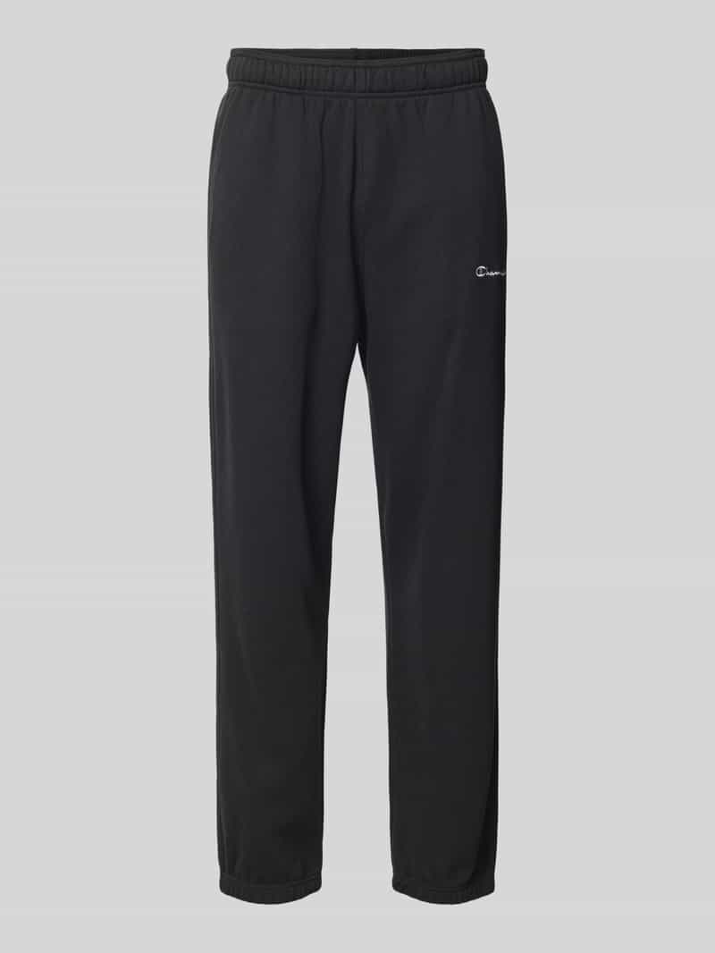 Champion Regular fit sweatpants met labelstitching