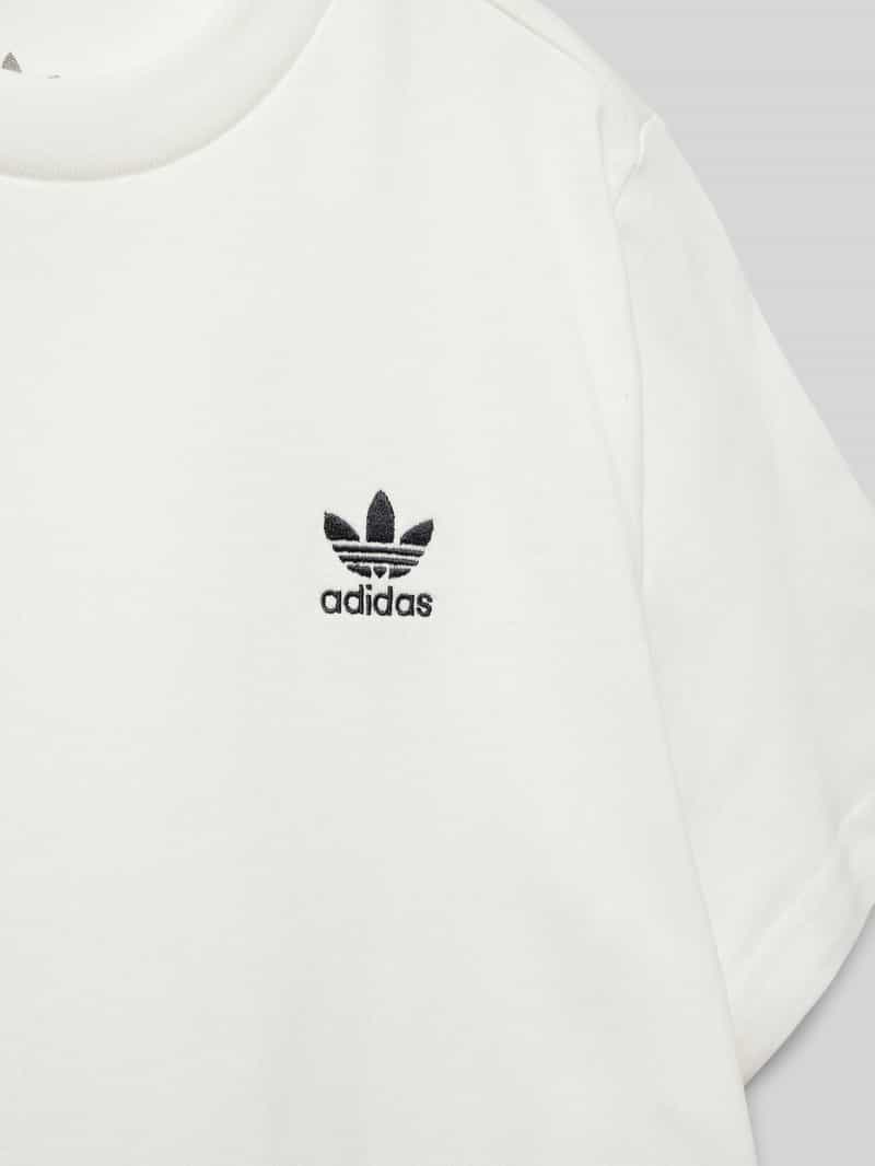 adidas Originals T-shirt met labelstitching model 'CLOWHI'