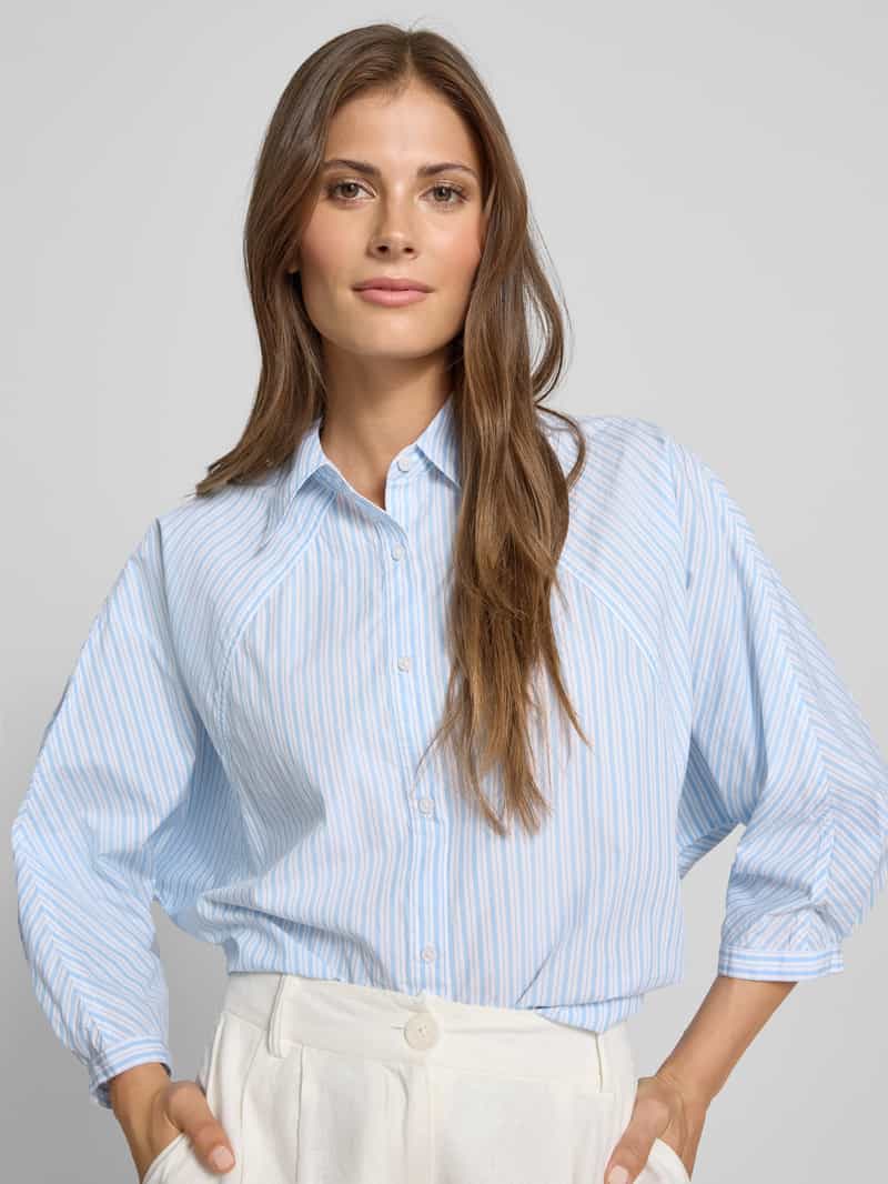 Boss Orange Boxy fit overhemdblouse van puur katoen
