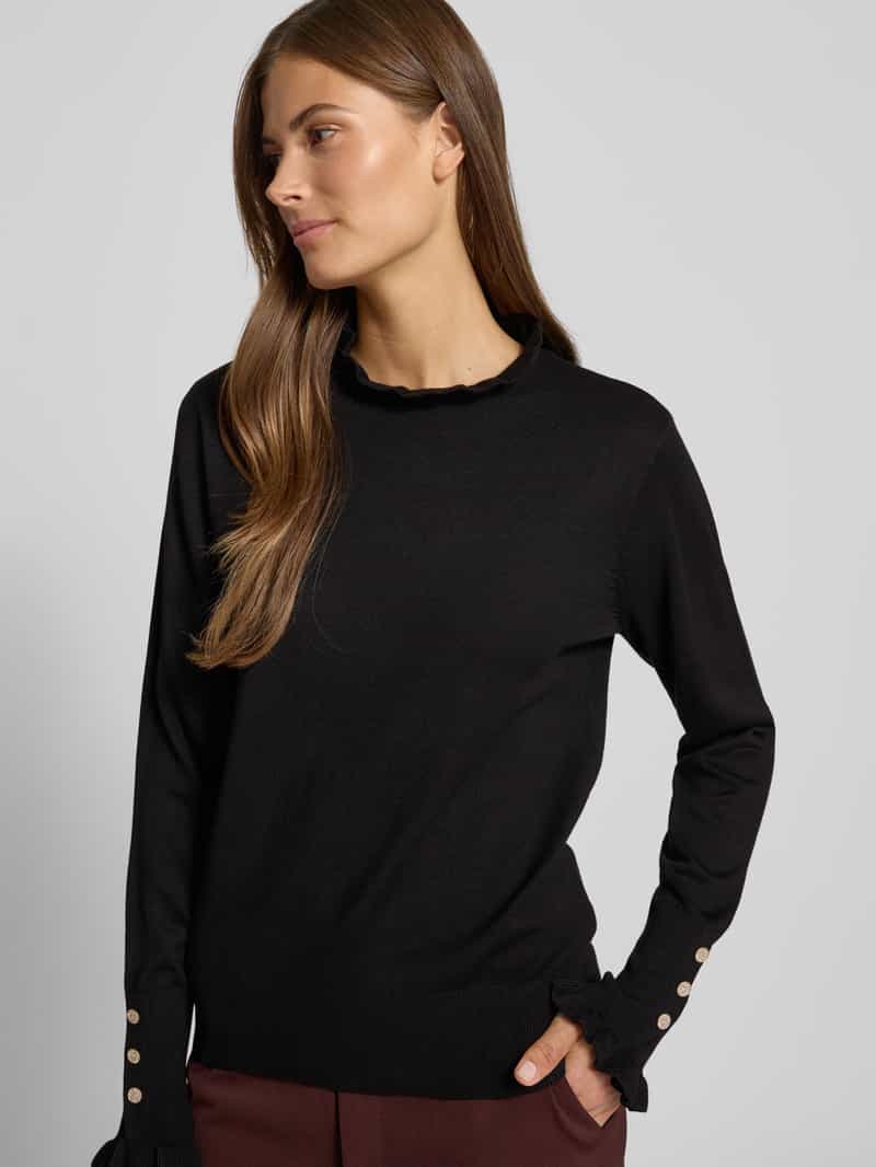 FREE QUENT Regular fit shirt met lange mouwen van viscosemix model 'Katie'