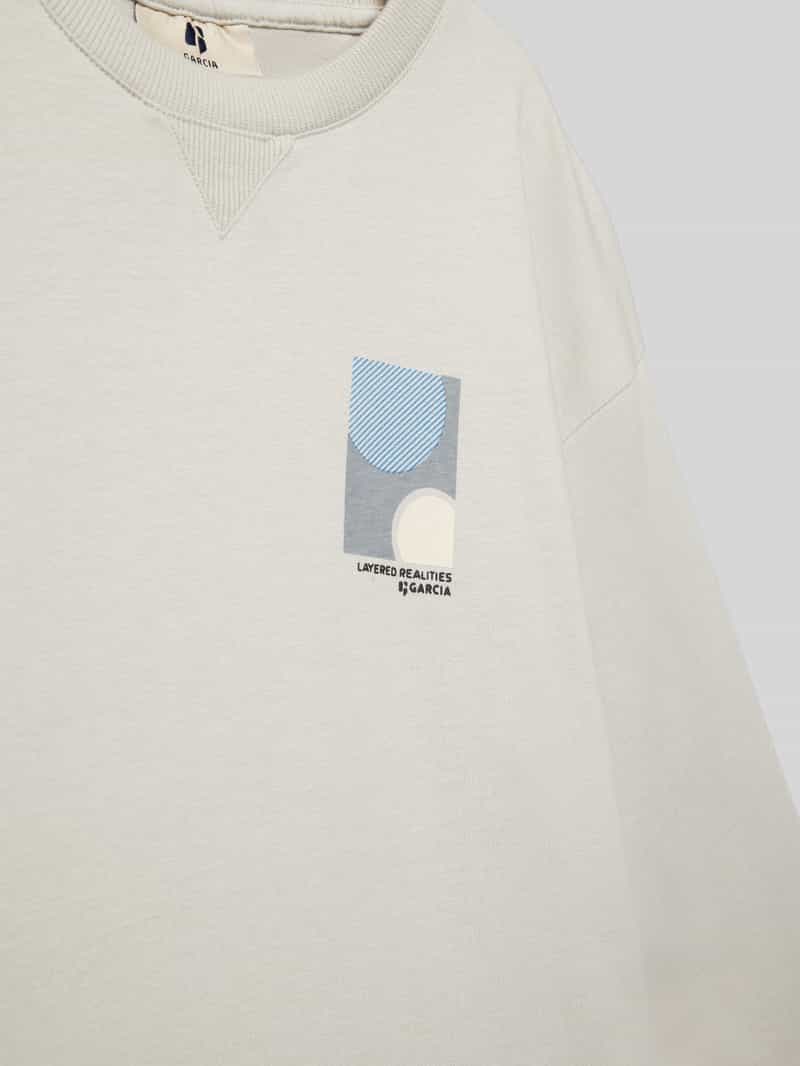 Garcia Sweatshirt met motiefprint