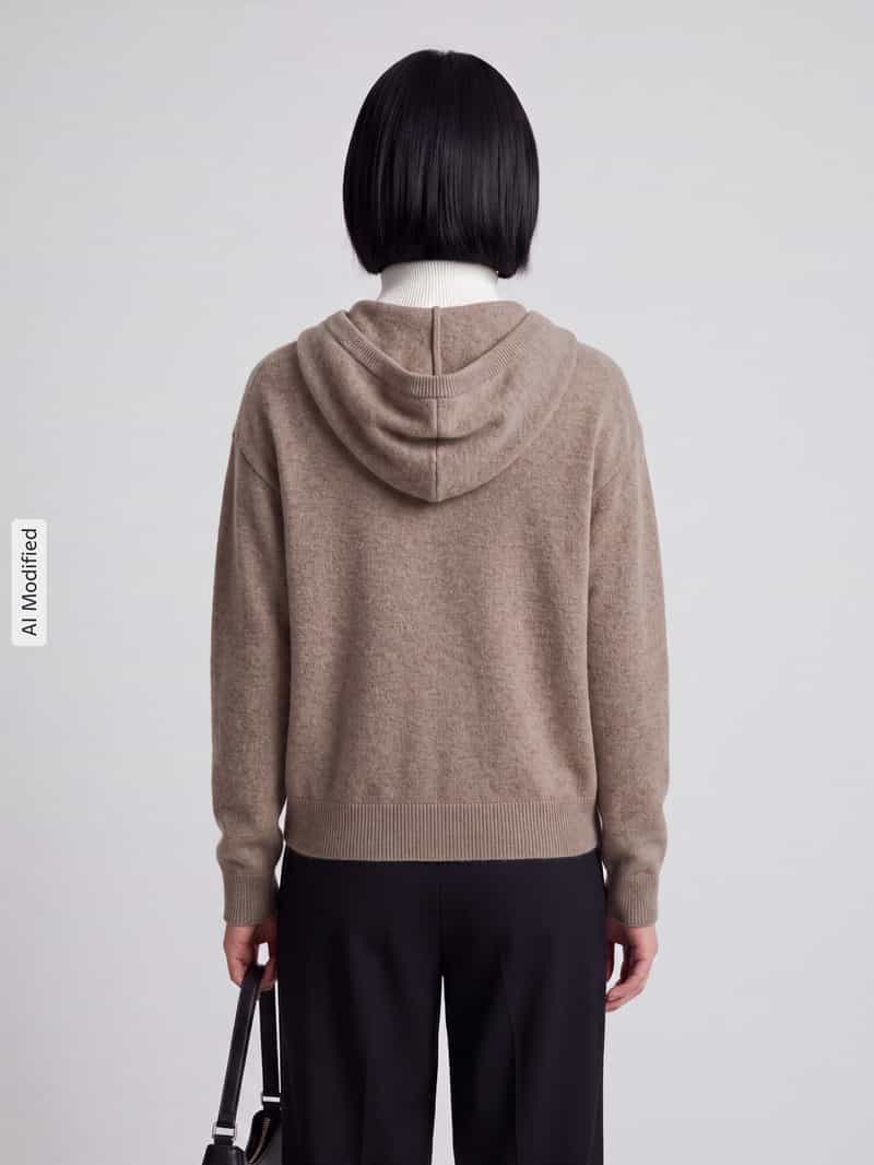 Jake*s Casual Regular fit gebreid jack van puur kasjmier