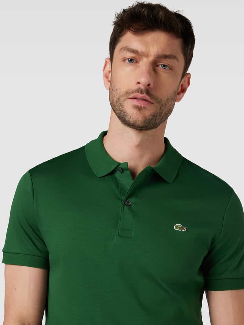 Lacoste Regular fit poloshirt in effen design