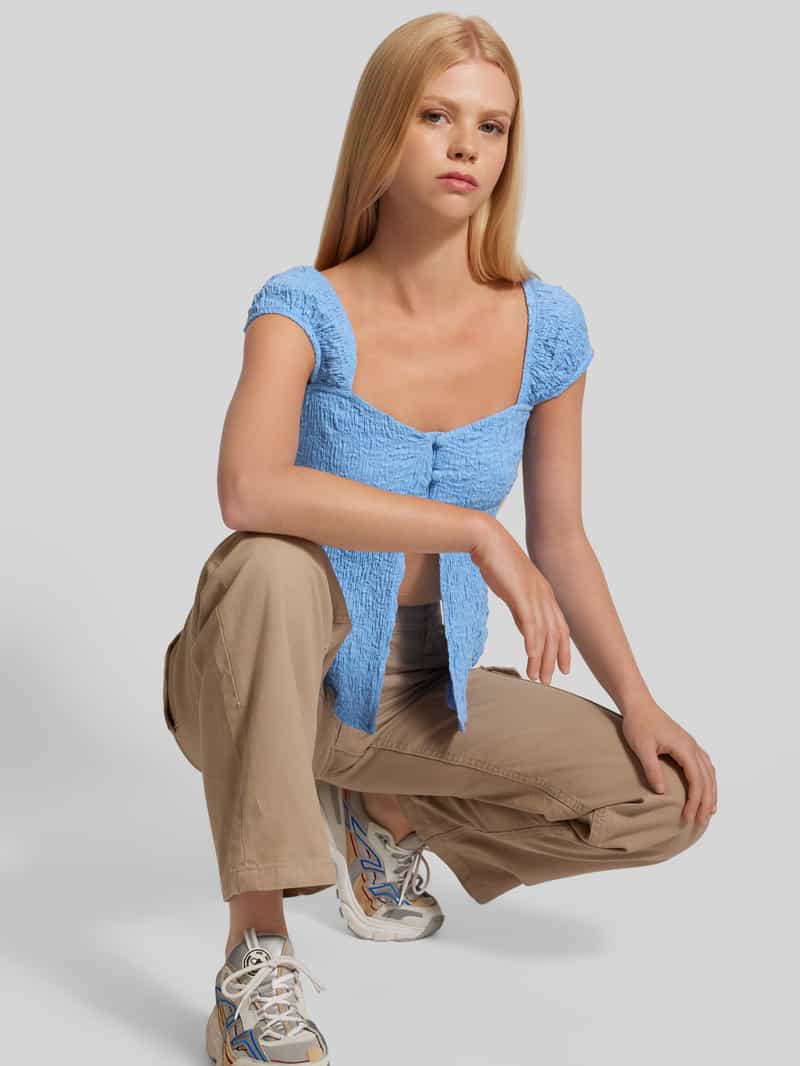Gina Tricot Top met structuurmotief