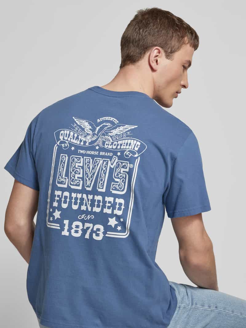 Levi's Relaxed fit T-shirt met labelprint