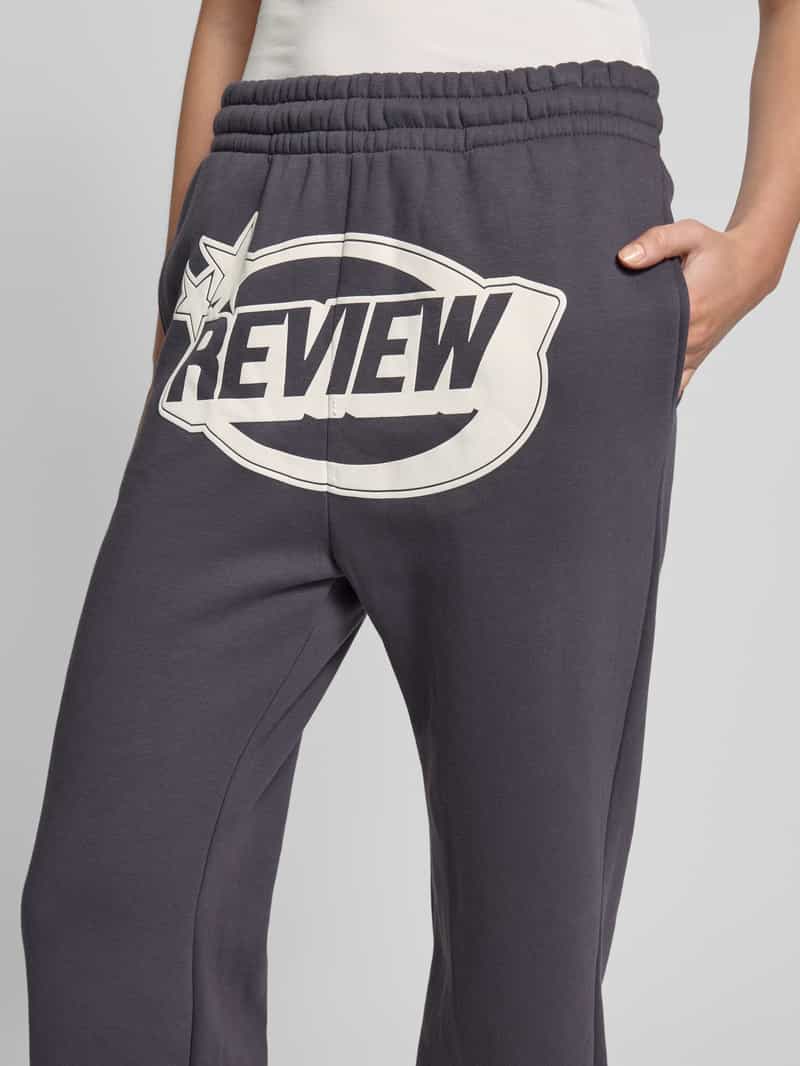 Review Sweatbroek met elastische band