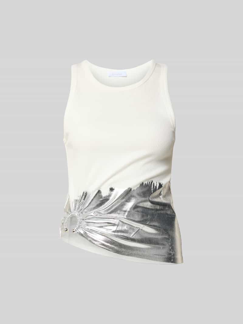 Tanktop met plooien