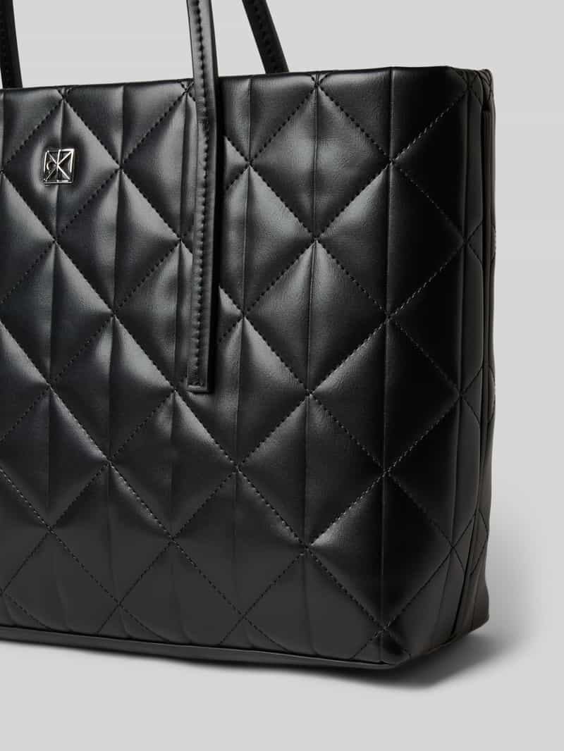 CK Calvin Klein Tote bag met logodetail model 'Quilted'