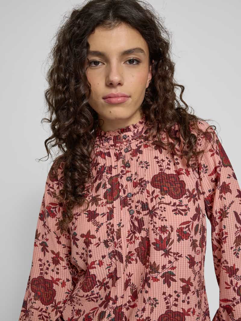 Pepe Jeans Blouseshirt met korte knoopsluiting model 'BELLA'