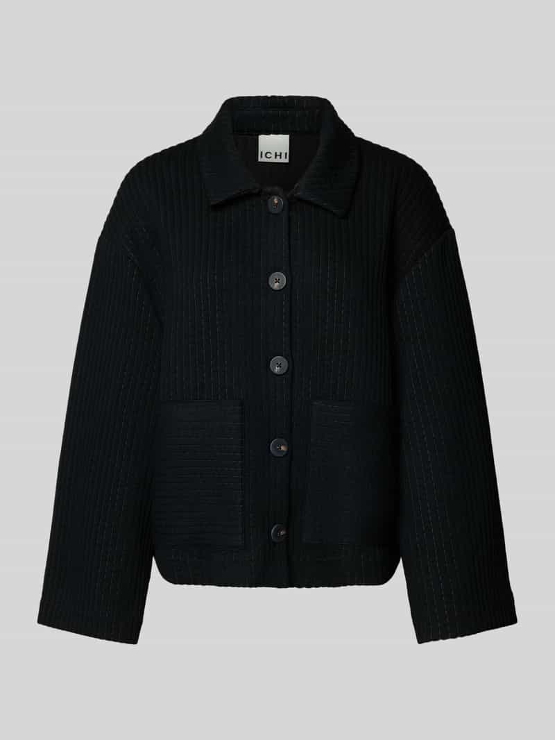 Ichi Blazer met structuurmotief model 'KATE'