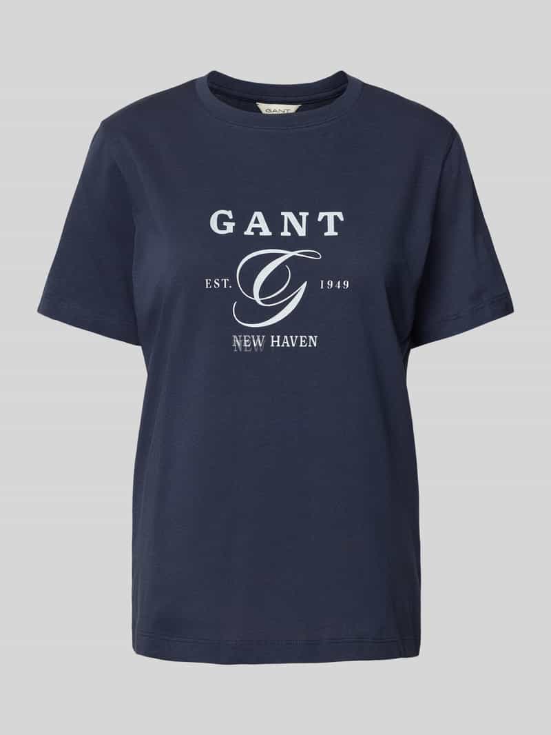 Gant T-shirt met labelprint