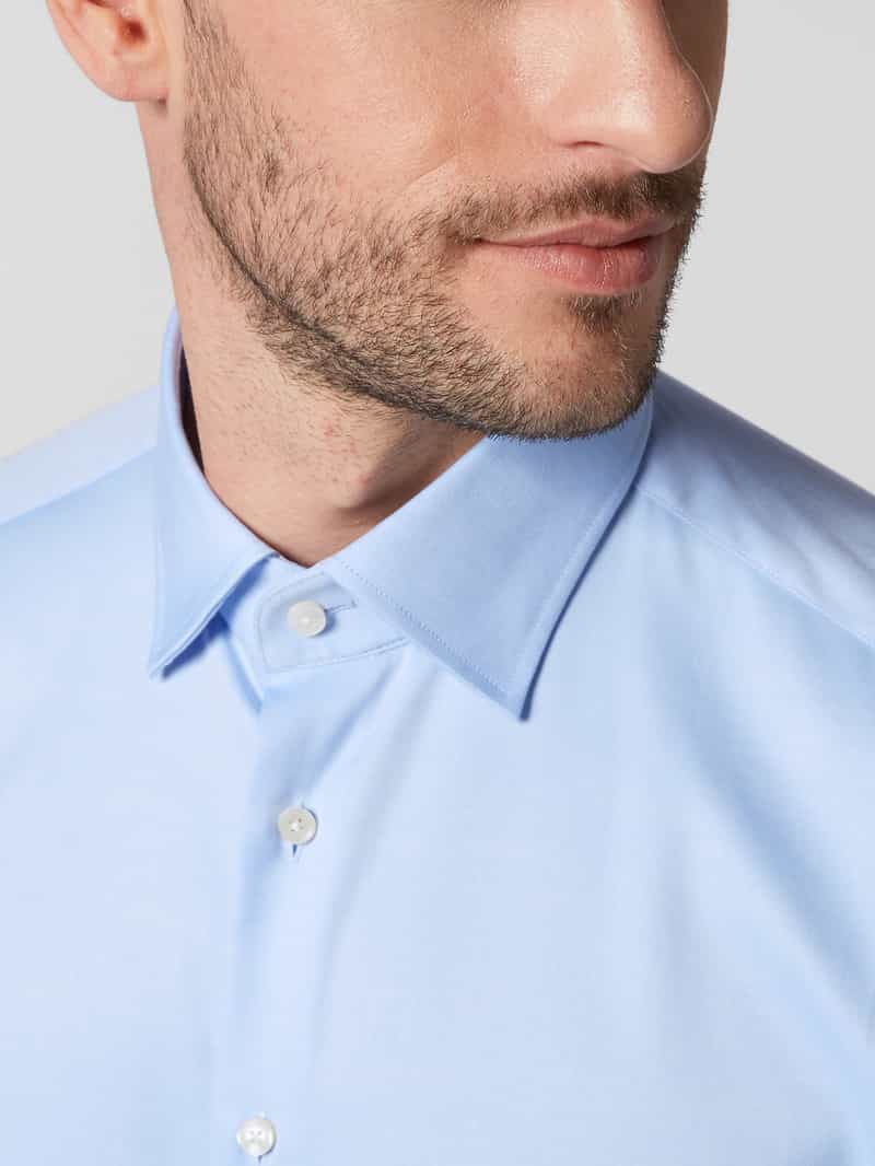 Christian Berg Men Regular fit zakelijk overhemd van fijn twill