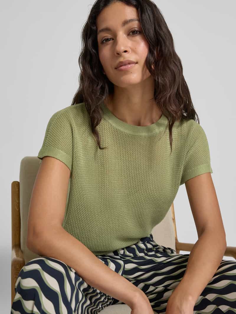 Betty Barclay T-shirt met broderie anglaise