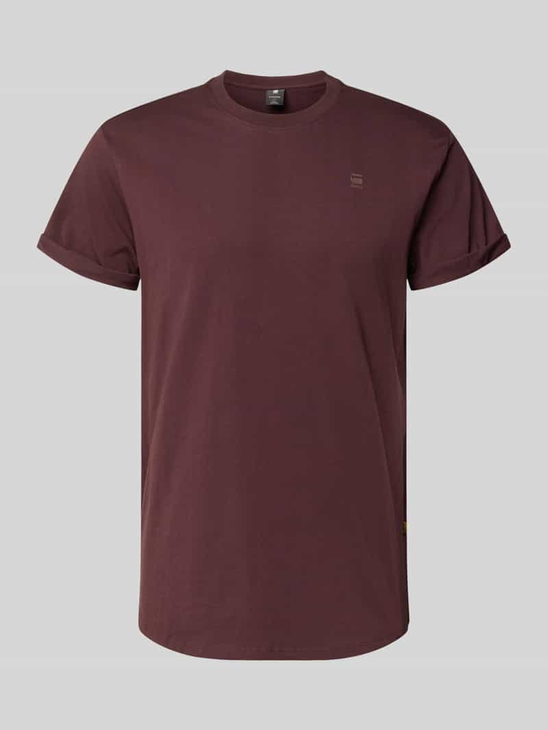 T-shirt met labeldetail