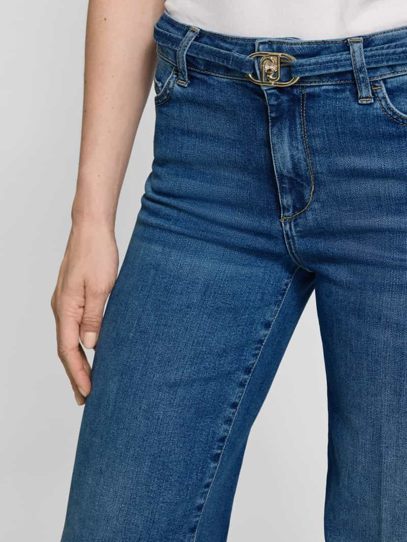 Liu Jo White Flared jeans in 5-pocketmodel