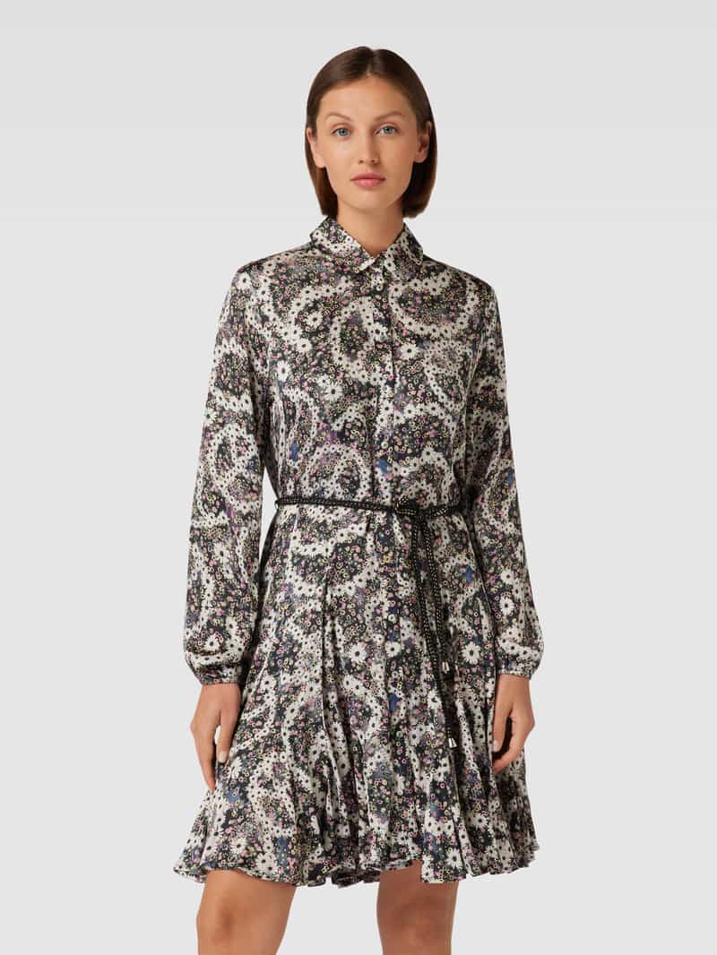 Knielange overhemdjurk van viscose Frogbox