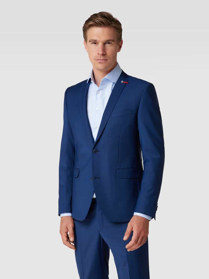 Slim fit colbert met twee knopen en stretch CG - Club of Gents