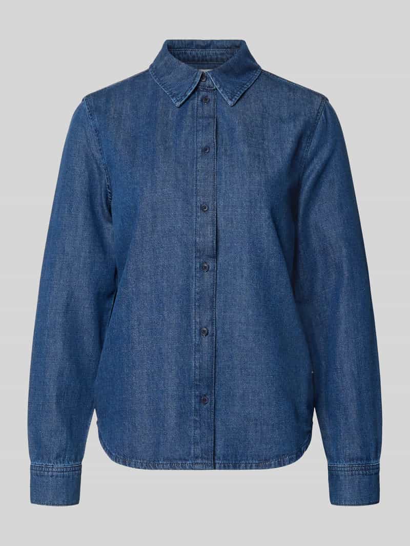 regular fit jeanshemd van mix van katoen en lyocell model 'AURELAA'