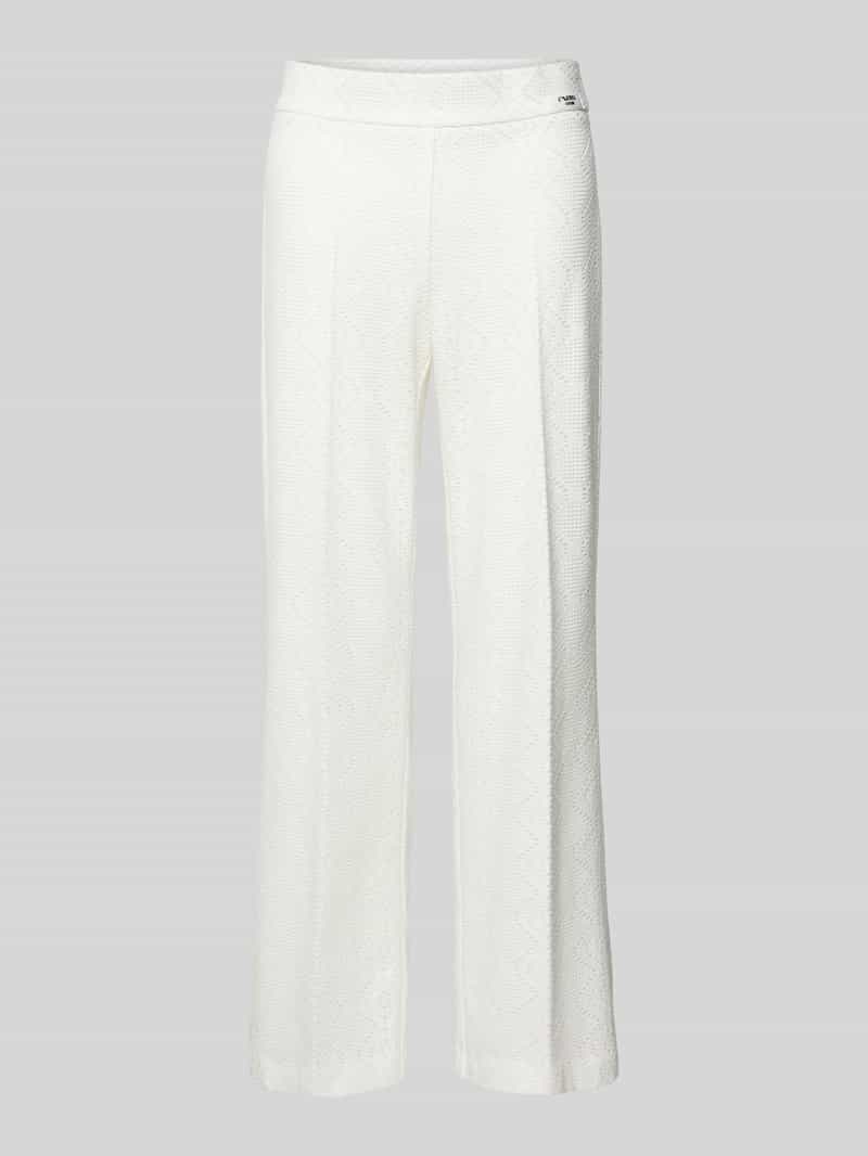 CAMBIO Straight leg broek met verkort model 'FAITH'