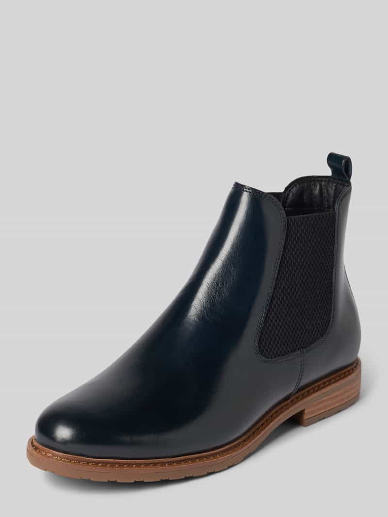 Tamaris Chelsea boots van echt leer