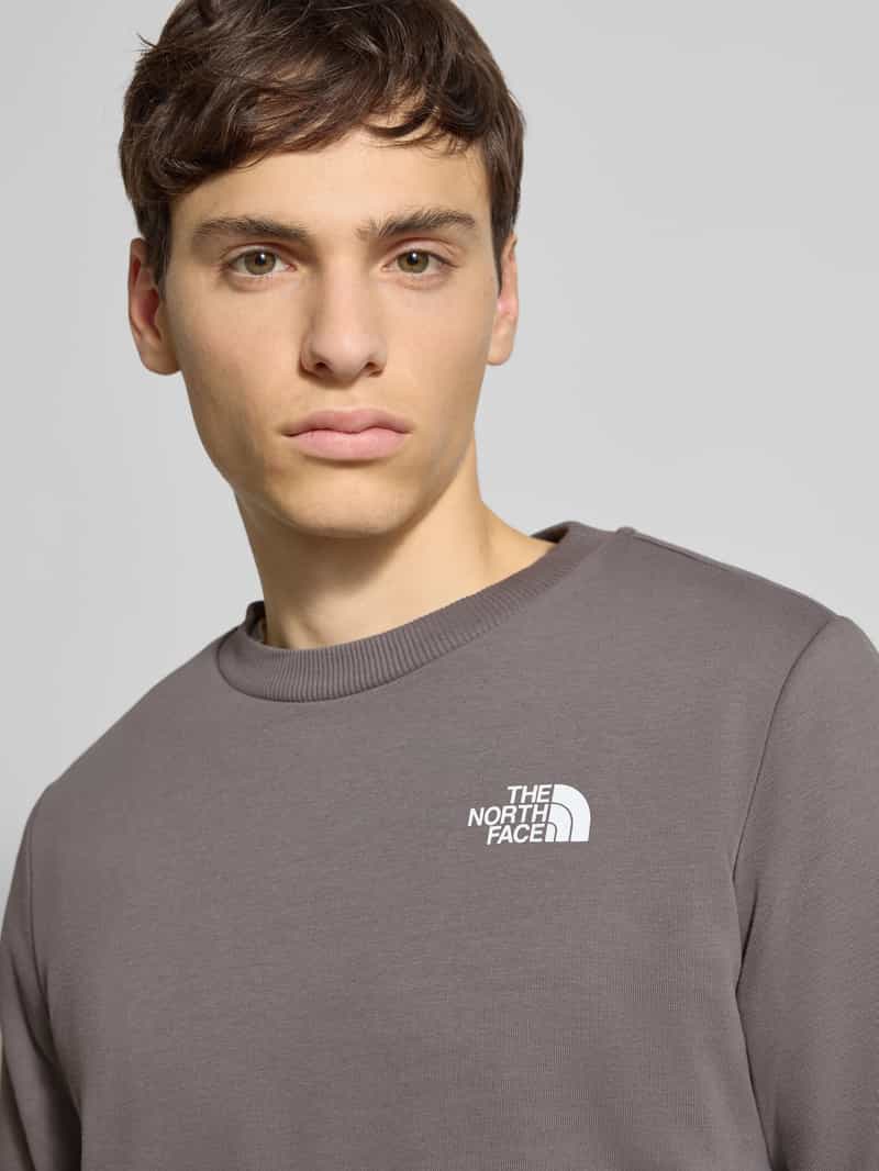 The North Face Sweatshirt met ribboorden