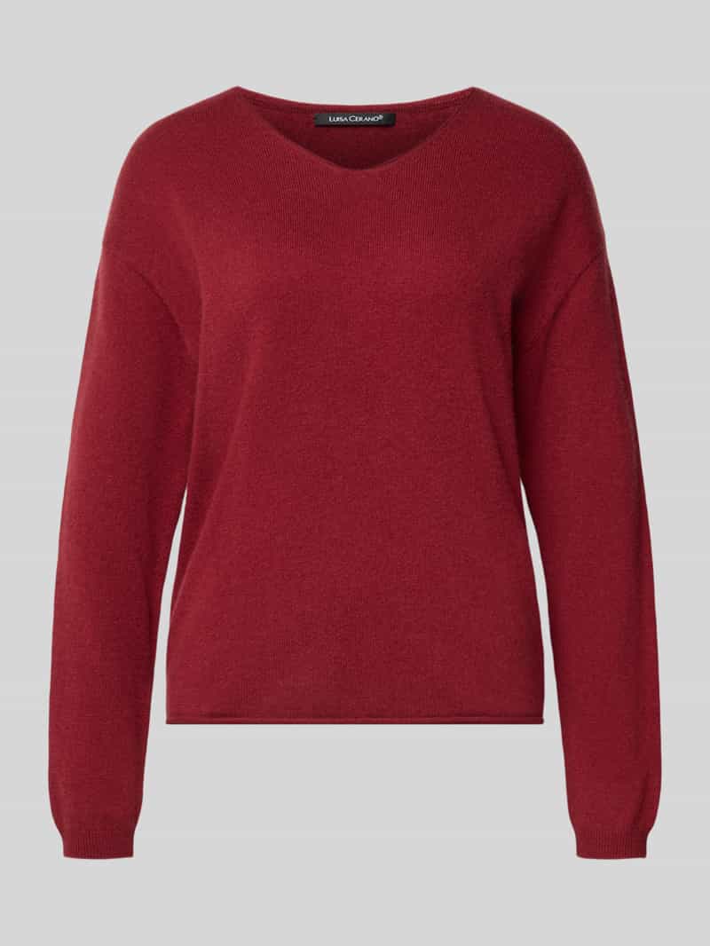 LUISA CERANO Gebreide pullover van een mix van katoen en kasjmier