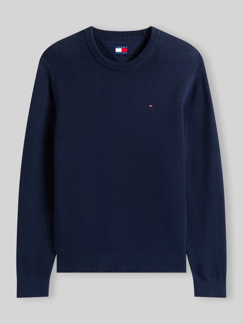 Regular fit pullover van puur katoen