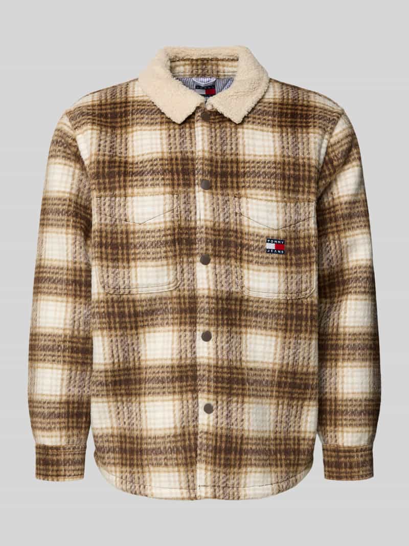 Tommy Jeans Oversized overhemdjack met all-over motief