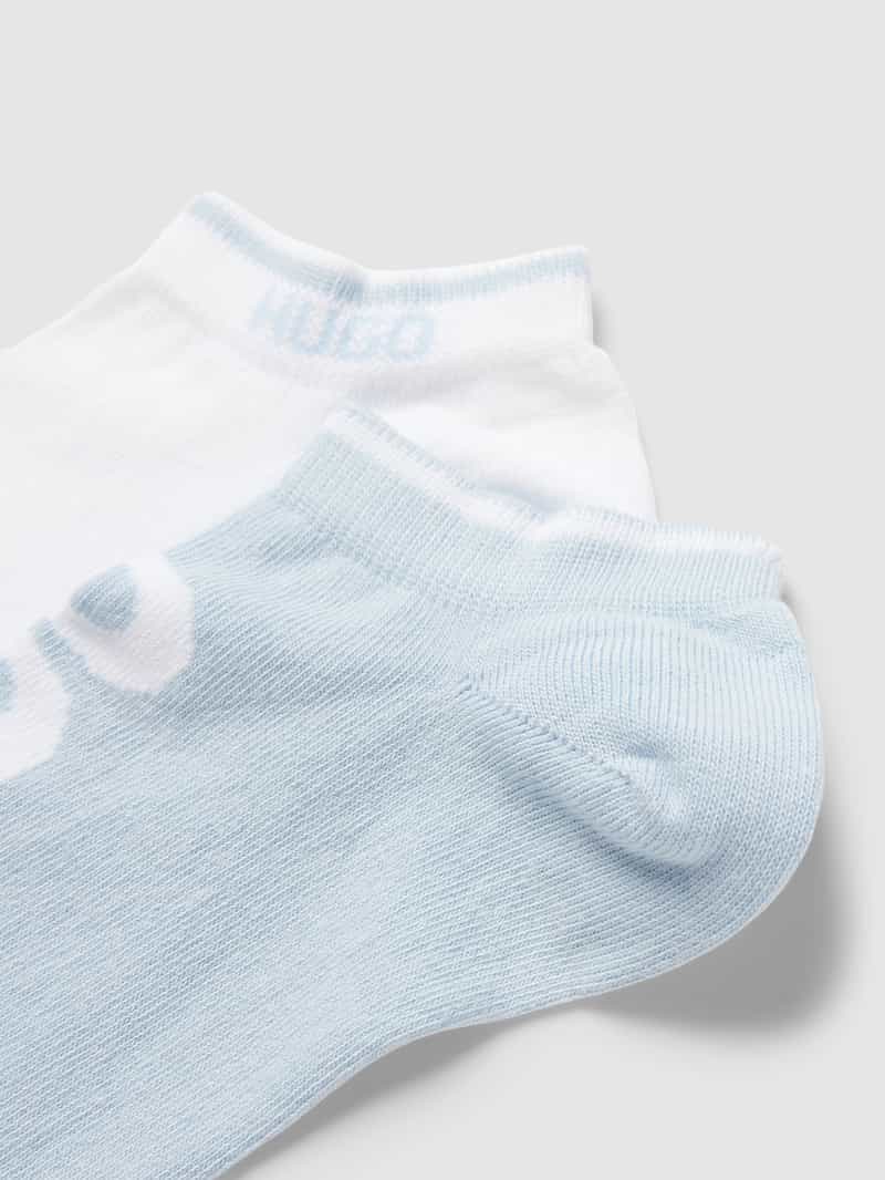 HUGO Sokken met labelopschrift in een set van 2 paar
