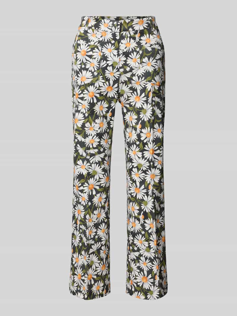 Weekend Max Mara Slim fit broek met opgestikte steekzakken model 'ARTEN'
