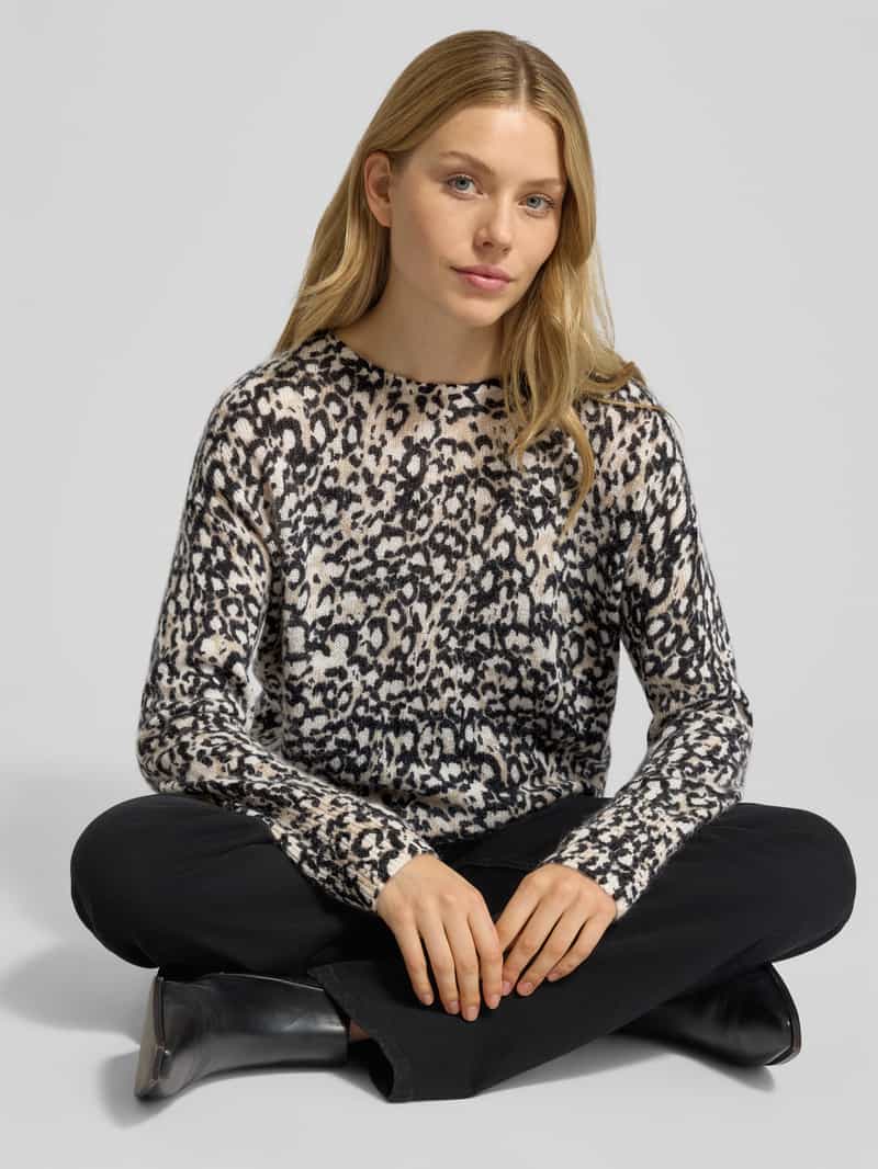 BRAX Gebreide pullover met ronde hals model 'LISA'