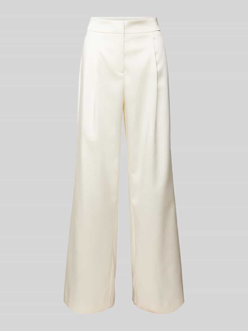 Jake*s Cocktail Wide leg bandplooibroek met steekzakken