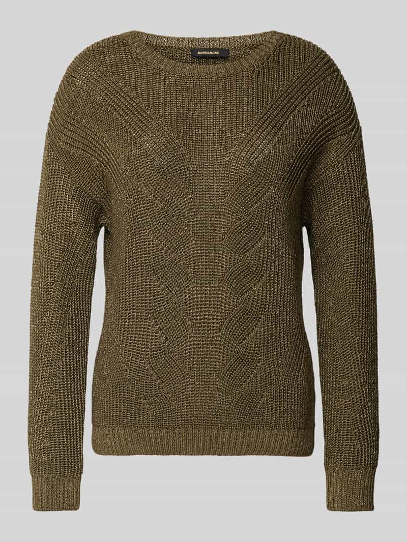 MORE & MORE Gebreide pullover met effectgaren