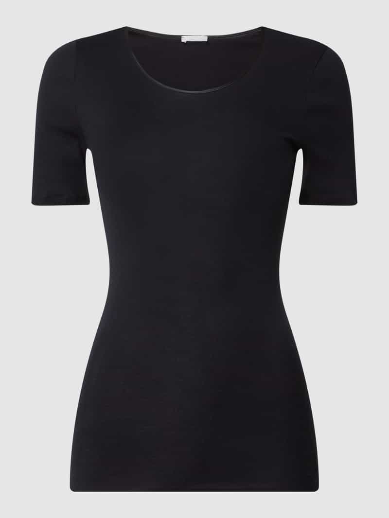 Hanro T-shirt van katoen model 'Cotton Seamless'