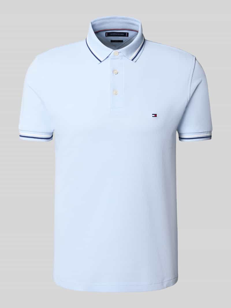Tommy Hilfiger Regular fit poloshirt van katoenmix