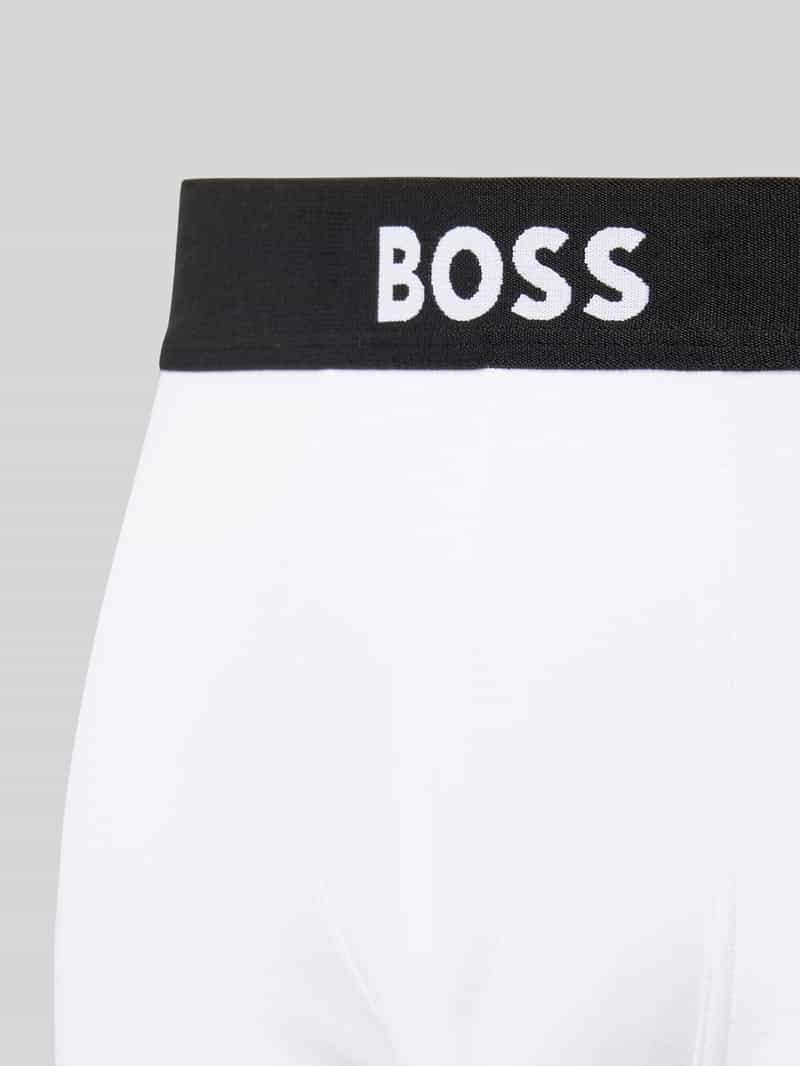 Boss Boxershort met elastische band met logo in een set van 3 stuks model 'ONE'