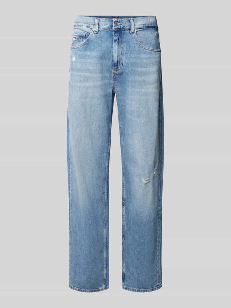 Tommy Jeans Relaxed straight fit jeans in destroyed-look model 'JAIMIE'