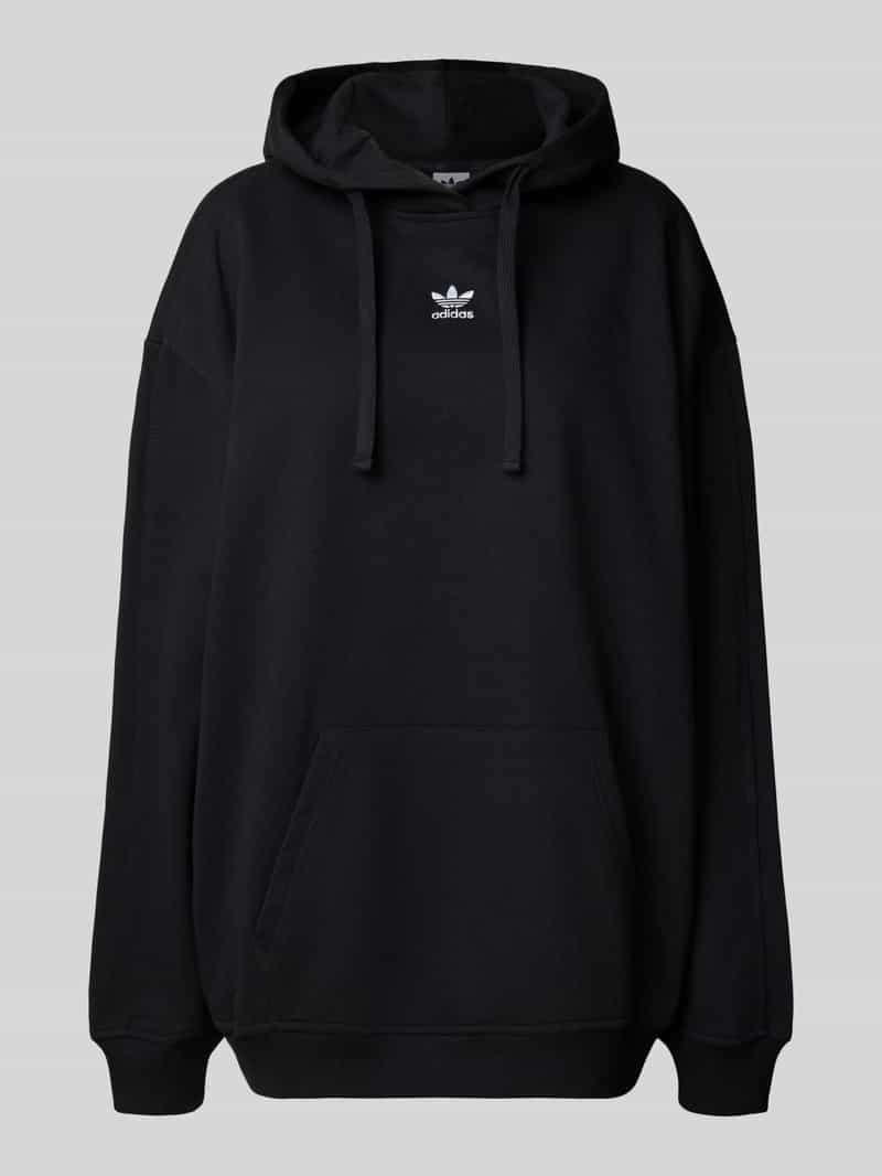 adidas Originals Relaxed fit hoodie met labelstitching en kangoeroezak