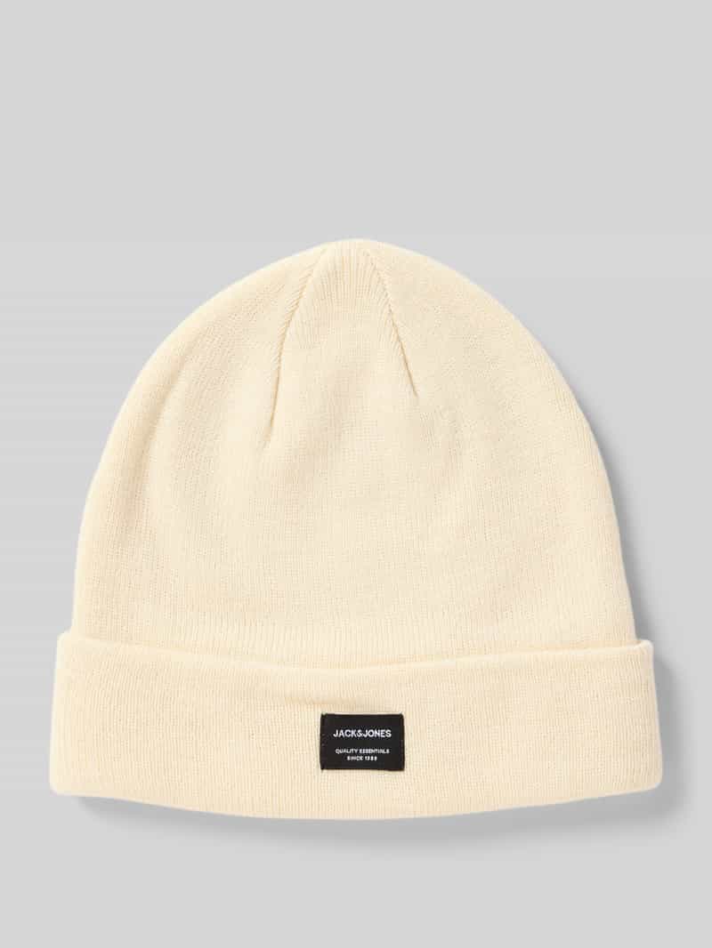 jack & jones Beanie met labeldetail