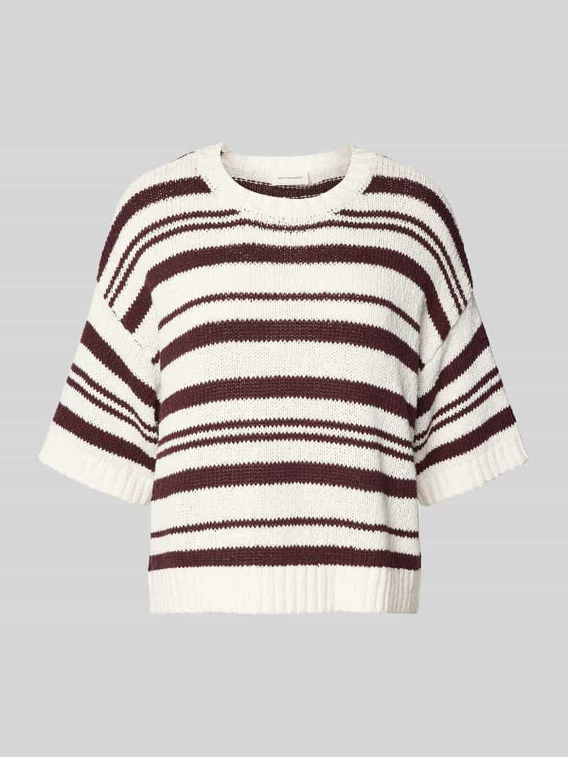 MSCH Copenhagen Gebreide pullover met 1 2-mouwen model 'Hannalie'
