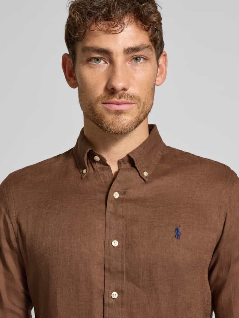Polo Ralph Lauren Regular fit linnen overhemd met button-downkraag