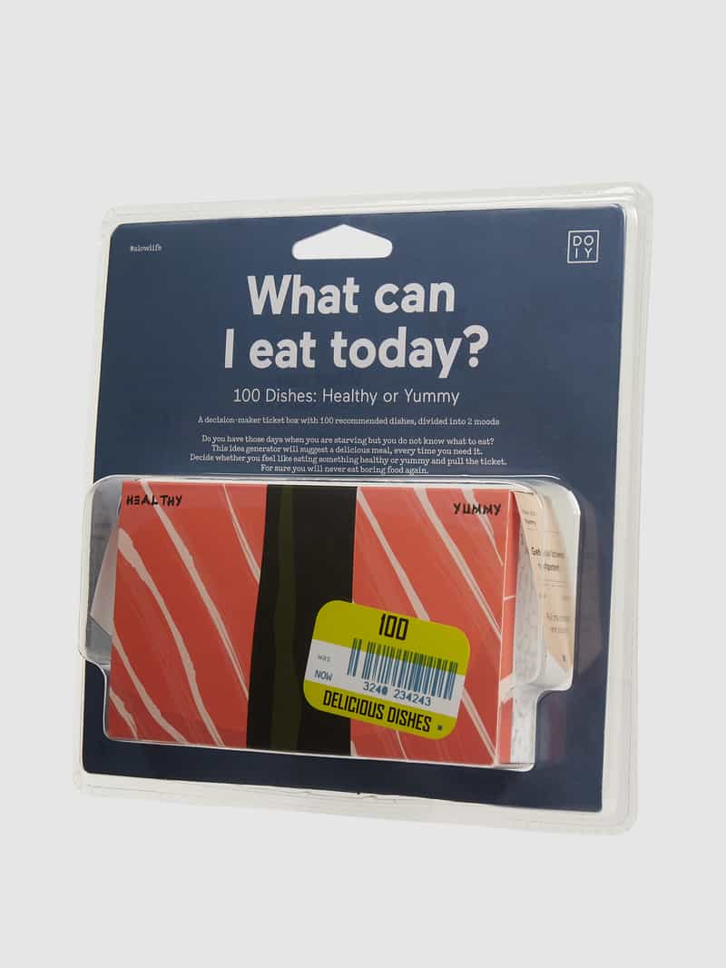 DOIY Ticketbox 'What can I eat today?' in Blau, Größe 1 12641171