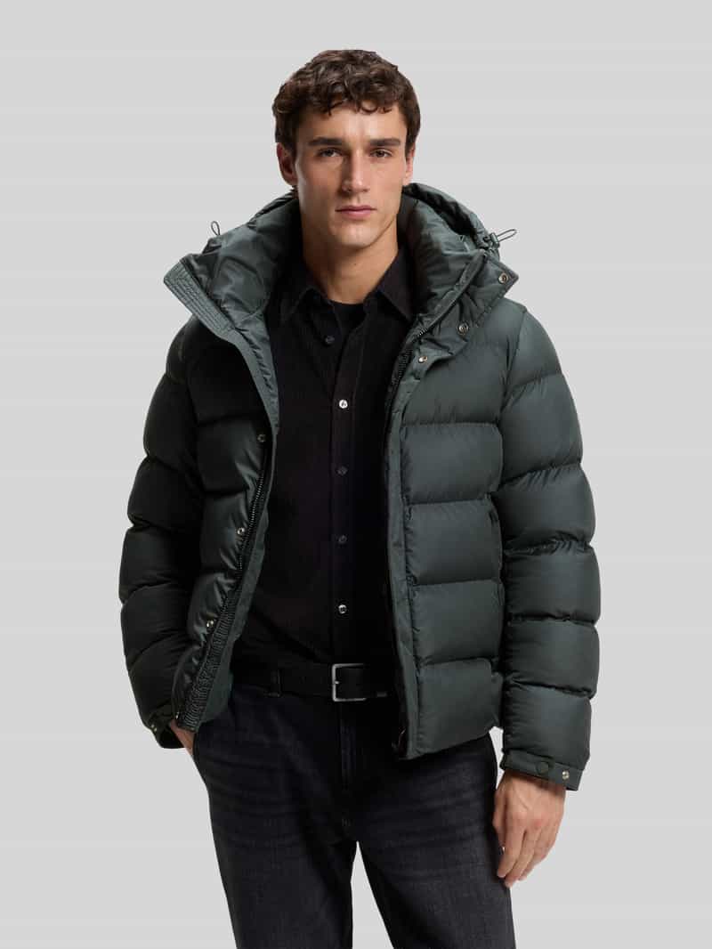 Boss Orange Regular Fit gewatteerd jack met capuchon model 'Omaris'