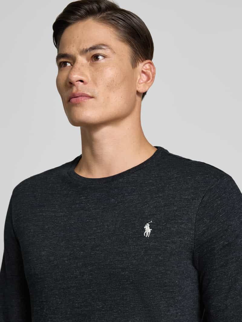 Polo Ralph Lauren Regular fit shirt met lange mouwen en logostitching model 'Jersey'